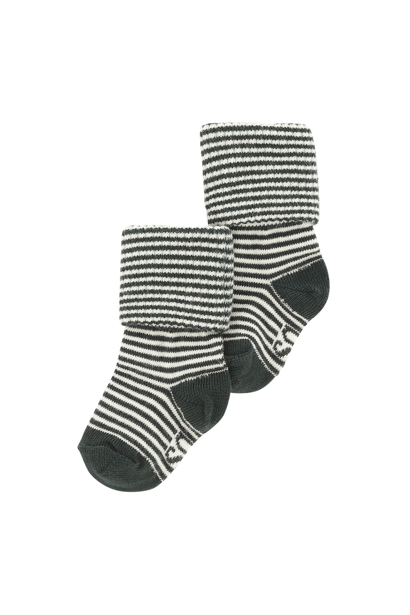 Soft Gallery x MP Denmark - Baby Strümpfe 'Baby Boy Socks - Gardenia, AOP Seersucker Stripe'