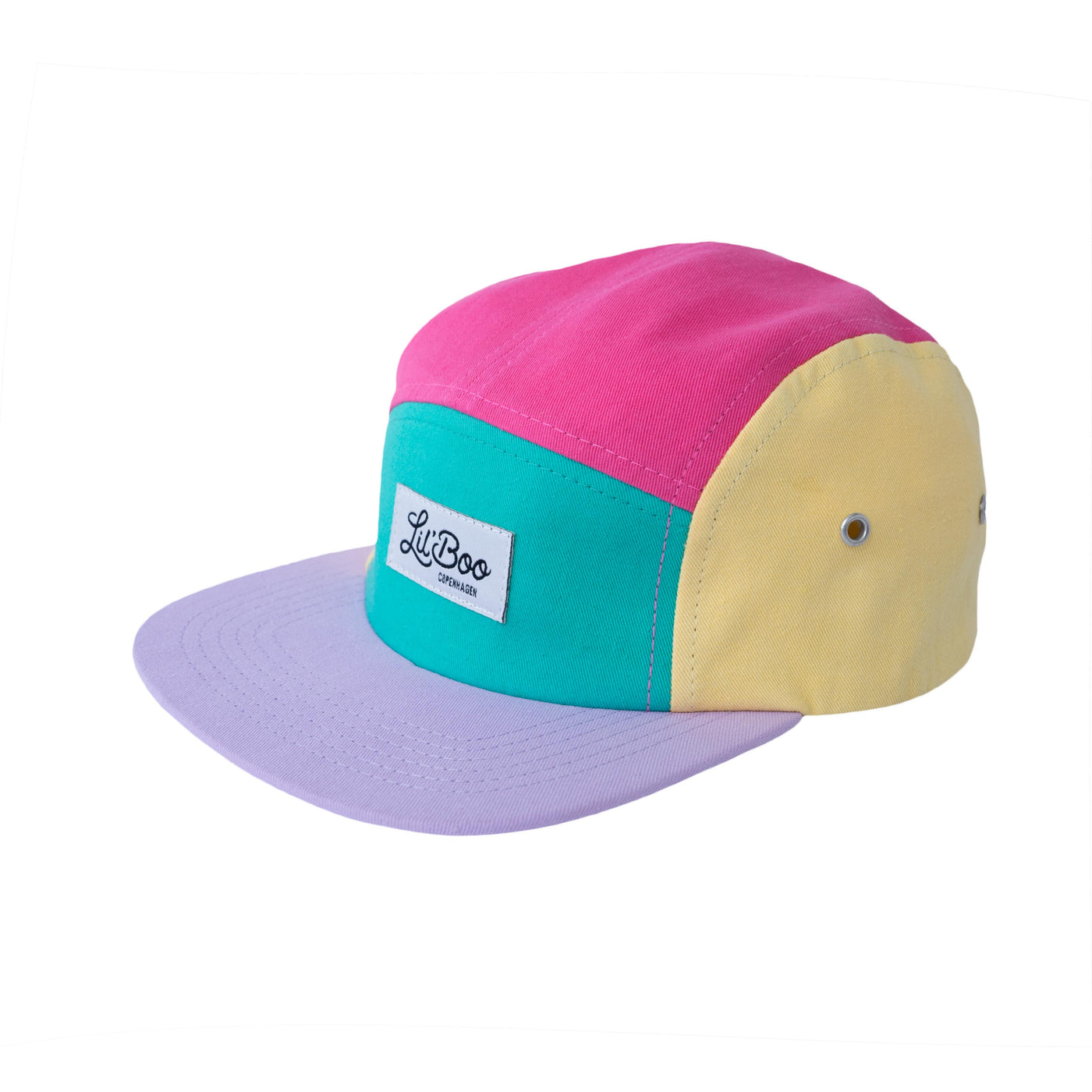 Lil'Boo - Cap 'Block 90's 5-Panel - Purple/Pink/Green/Yellow'