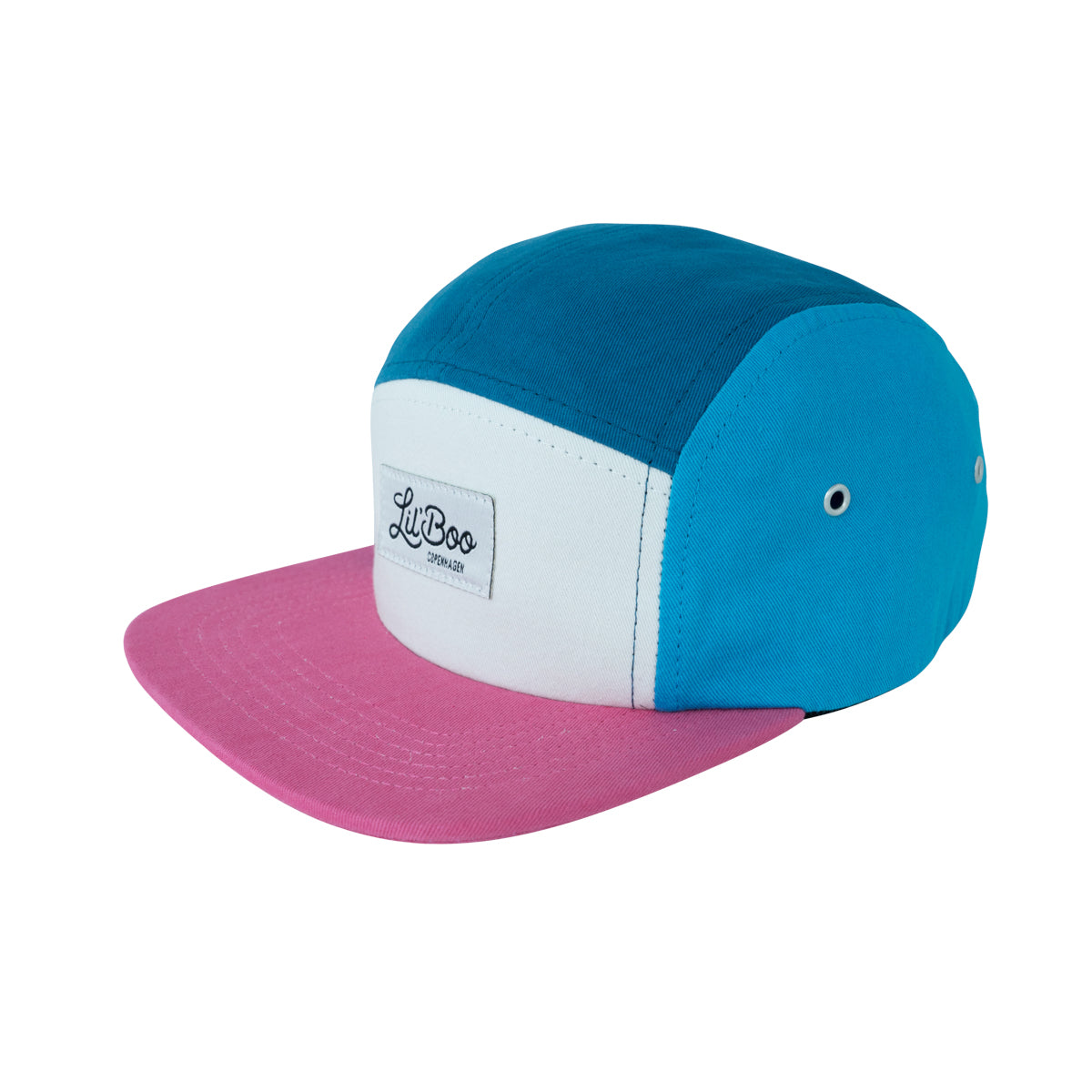 Lil'Boo - Cap 'BLOCK CALI 5 - Blue/Off-White/Pink '