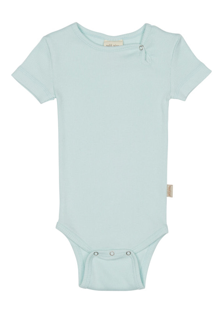 Petit Piao - Kurzarmbody 'Body S/S Modal - Starlight Blue'