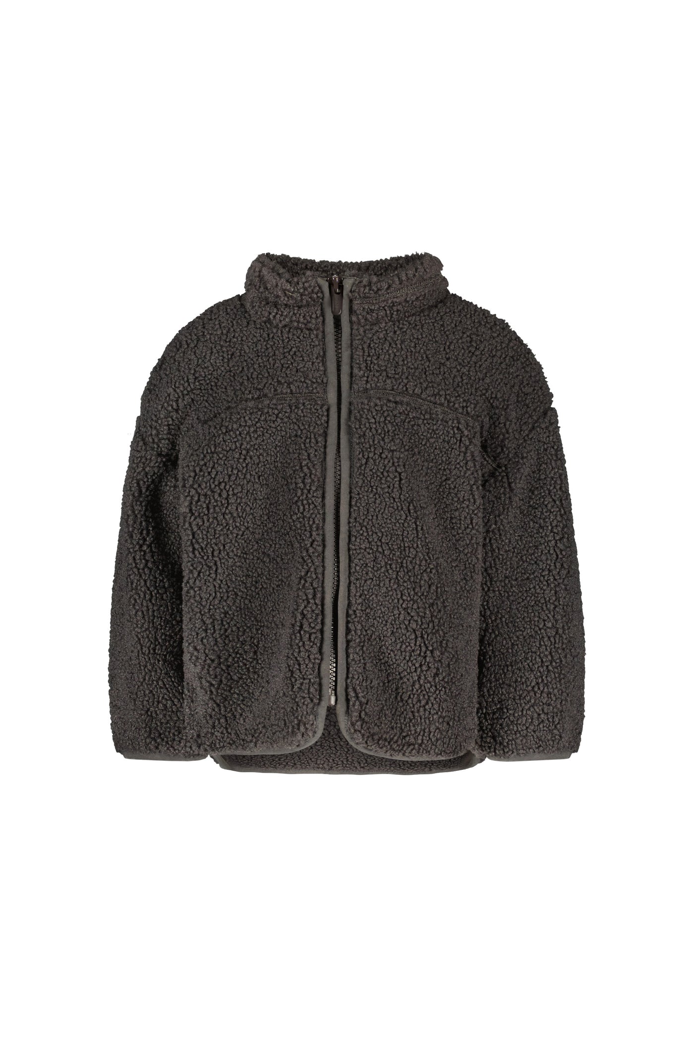The New Chapter - Fleece Jacke 'Teddy jacket w/ zipper closure - Shadow'