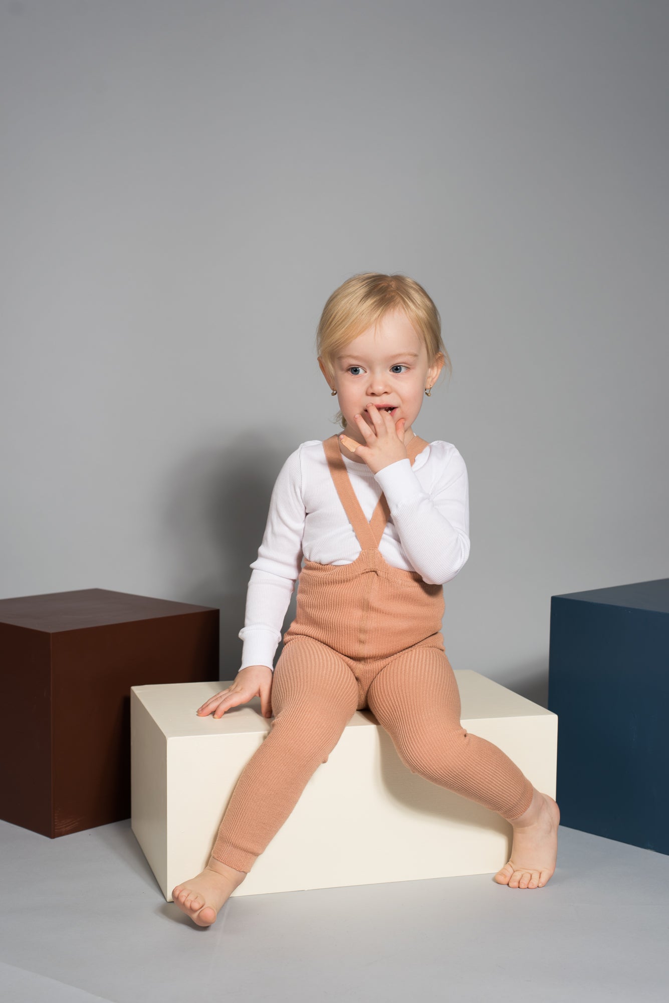 Silly Silas - Tights ohne Fuß 'FOOTLESS COTTON TIGHTS - Light Brown'