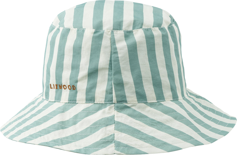 Sonnenhut Damon Bucket hat - 'Striped Peppermint/creme de la creme'