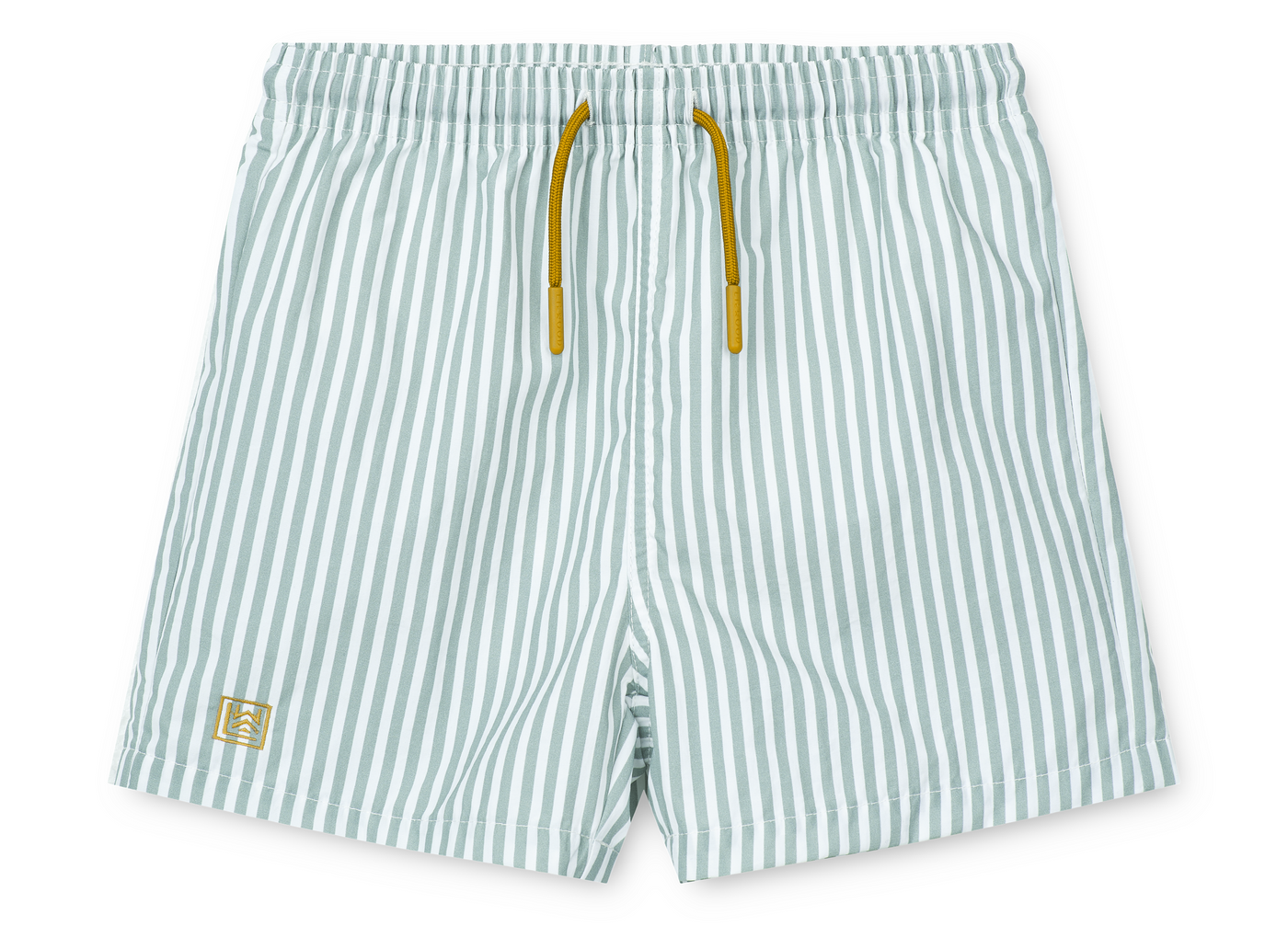 Liewood - Badehose 'Duke Striped Board Shorts - Stripe Sea blue / White'