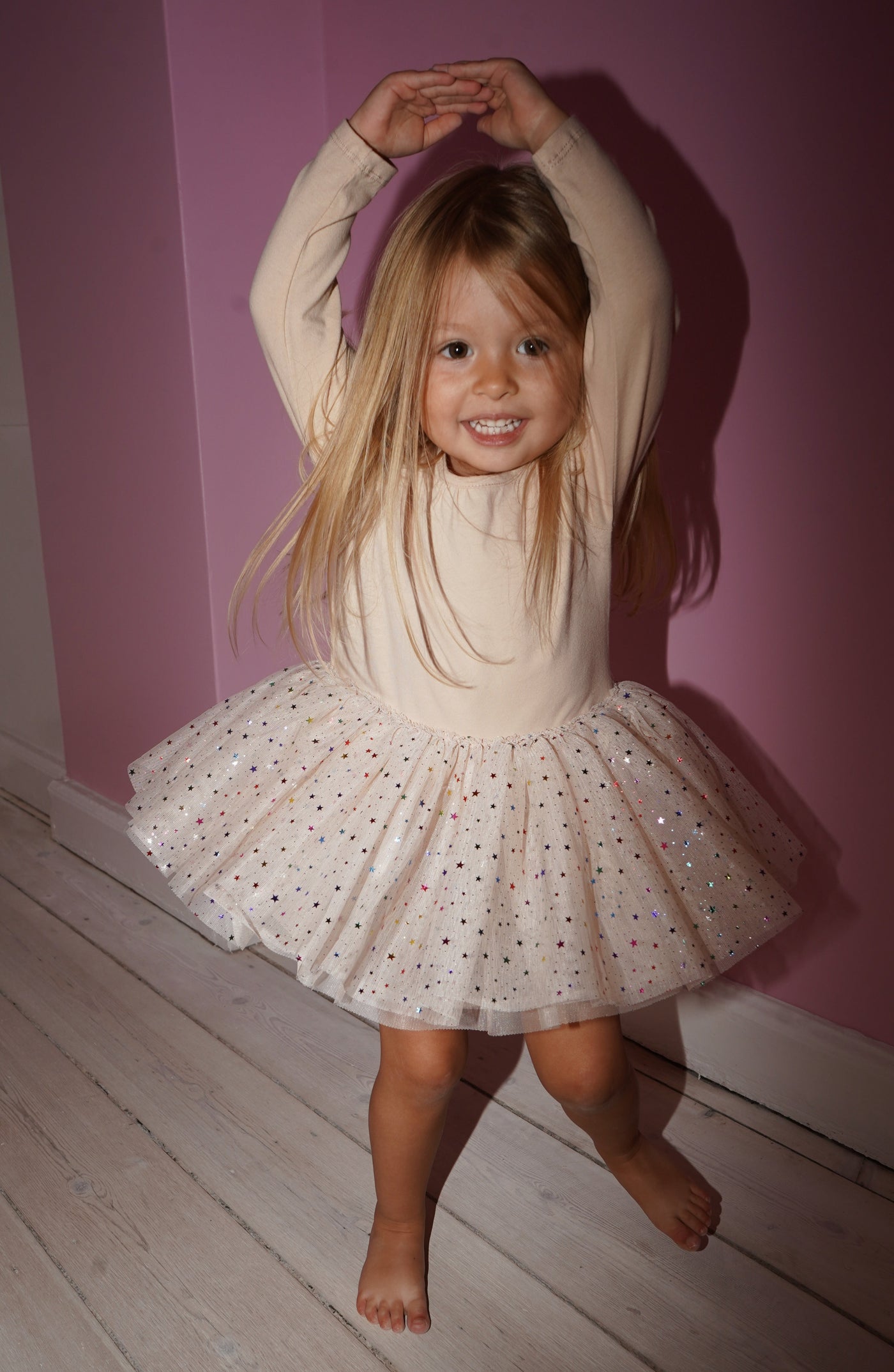 Konges Slojd - Kleid 'Fairy Ballerina Dress - Etoile Multi Rose'