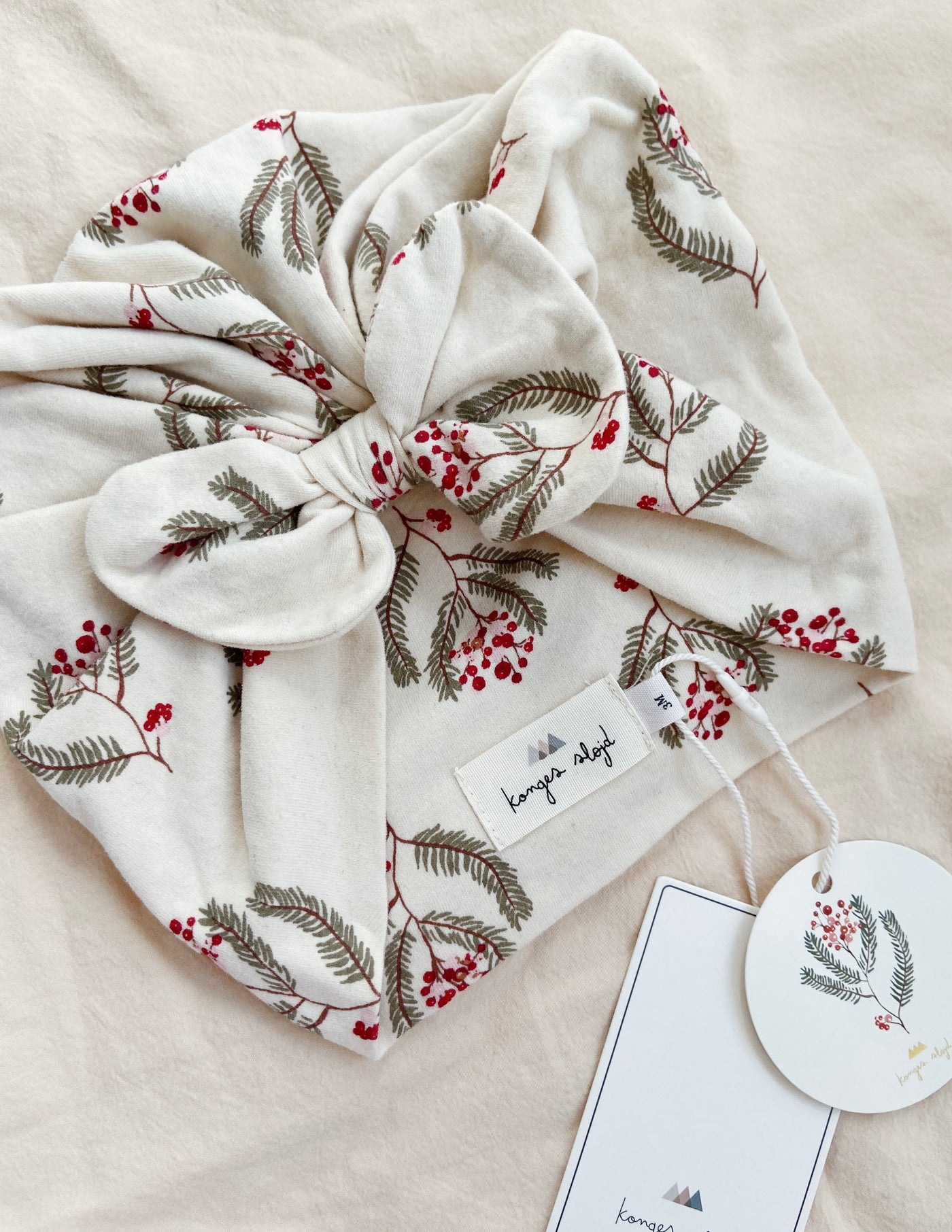 Konges Slojd - Hat 'Basic Bambi Bonnet - Christmas Vintage Flower'