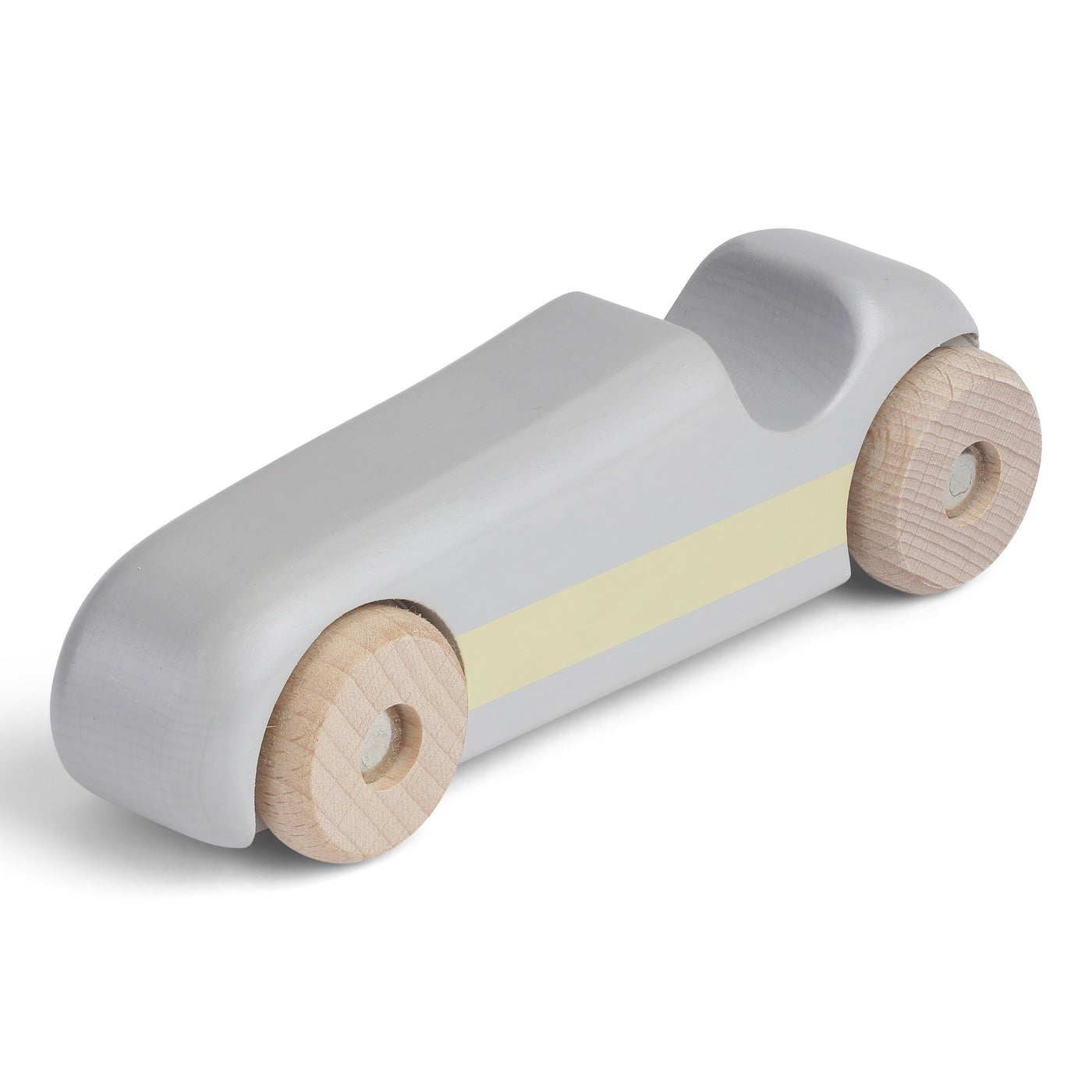 Konges Slojd - Rennauto 'WOOD RACE CAR-  WARM GREY'