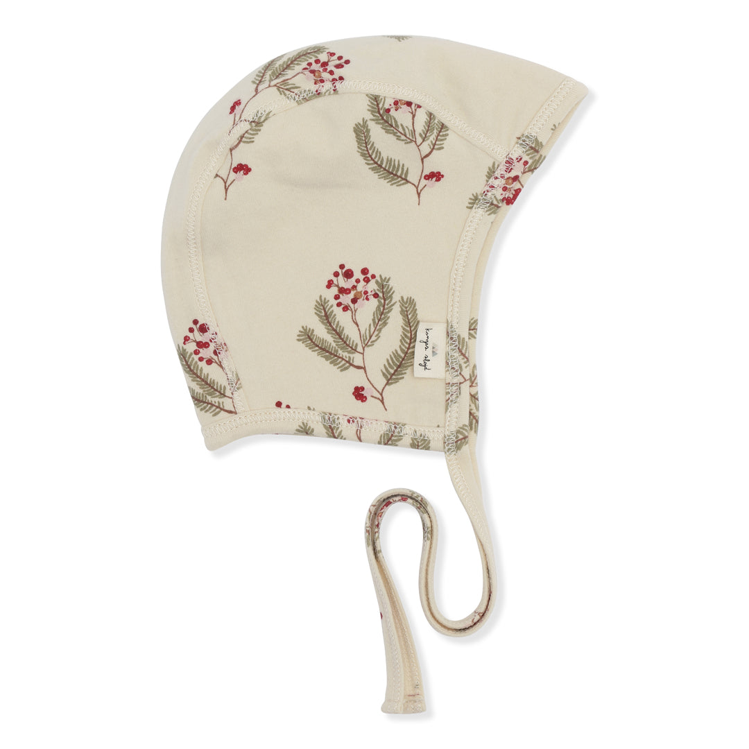Konges Slojd - Baby Mütze 'Christmas Helmet - Christmas Vintage Flower'