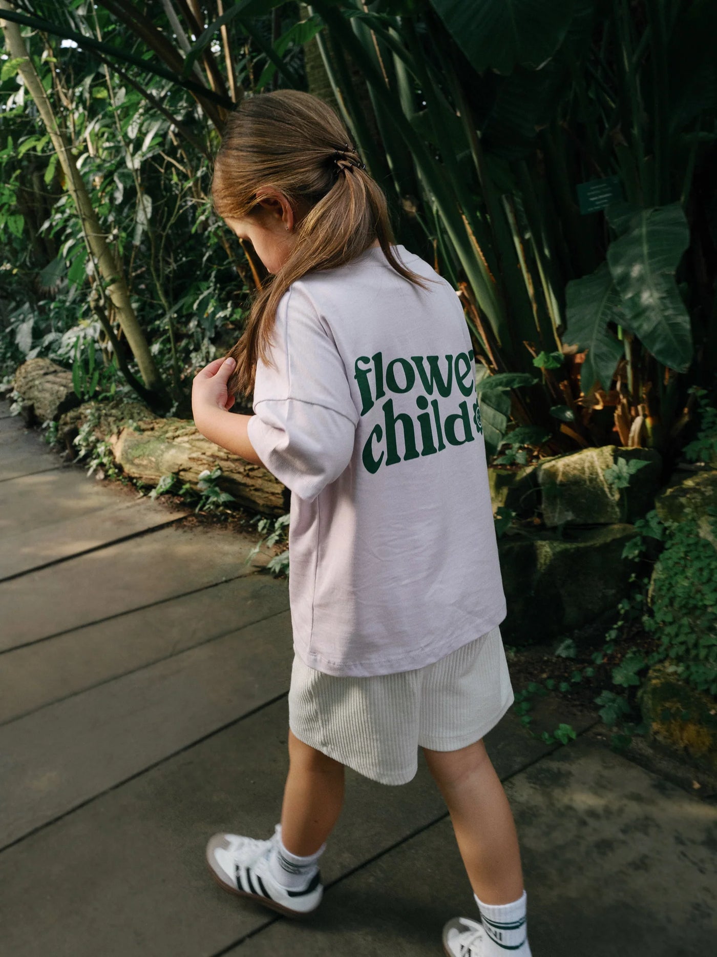 FAMVIBES Kinder Oversize T shirt FLOWER CHILD SHIRT KIDS Lulue