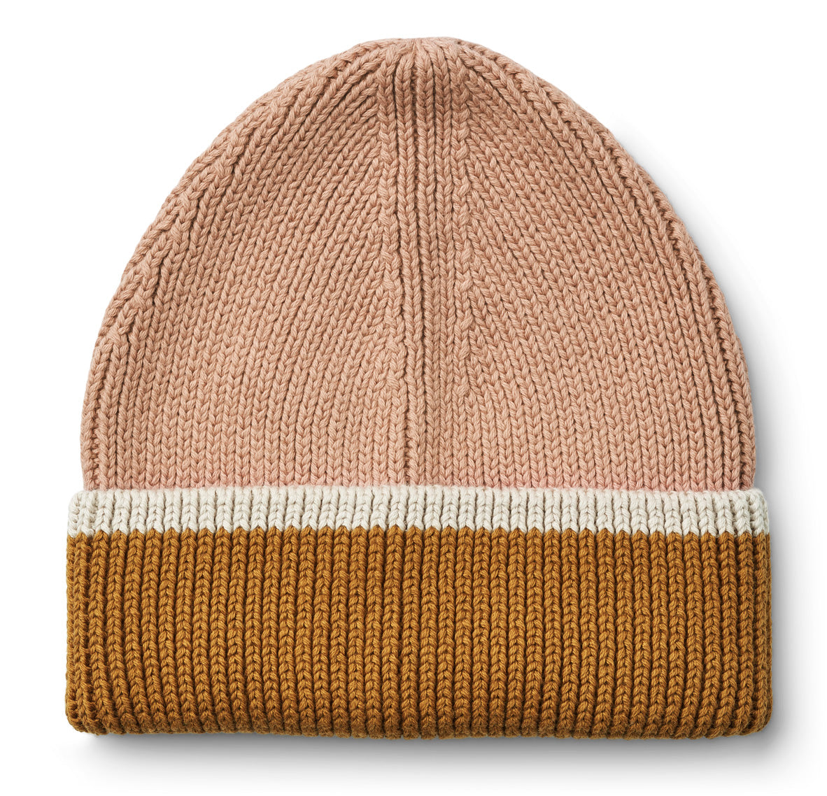 Liewood - Mütze 'Ezra beanie - Dark rose / Sandy / Golden caramel'