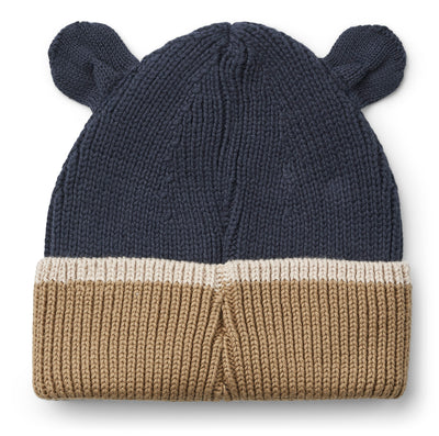 Liewood - Mütze 'Gina beanie - Midnight navy / oat mix'