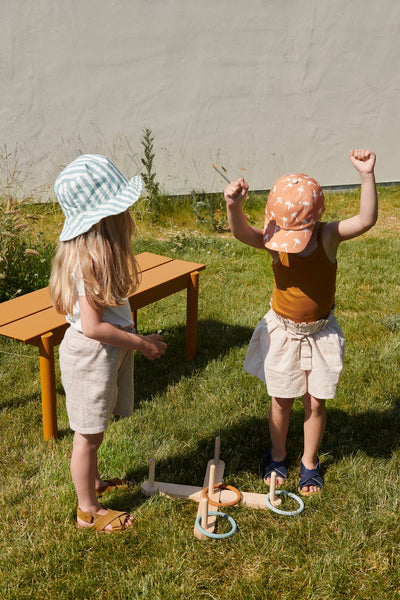 Sonnenhut Damon Bucket hat - 'Striped Peppermint/creme de la creme'
