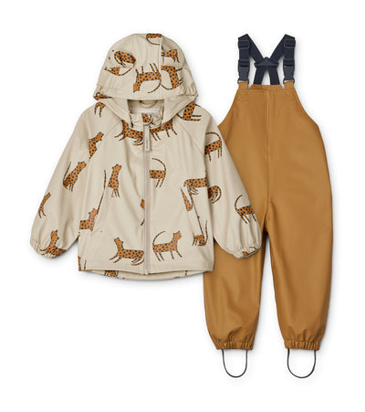 Liewood - Regenanzug 'Melodi printed rainwear set - Leopard'