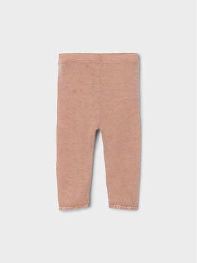 Name it - Leggings aus Wolle 'NBFWANG WOOL NEEDLE LEGGING   - Roebuck'