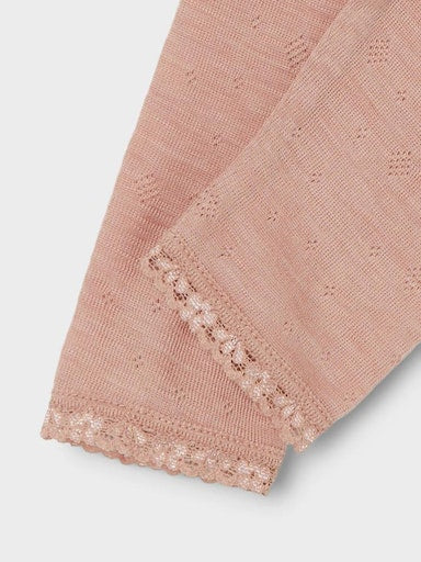 Name it - Leggings aus Wolle 'NBFWANG WOOL NEEDLE LEGGING   - Roebuck'