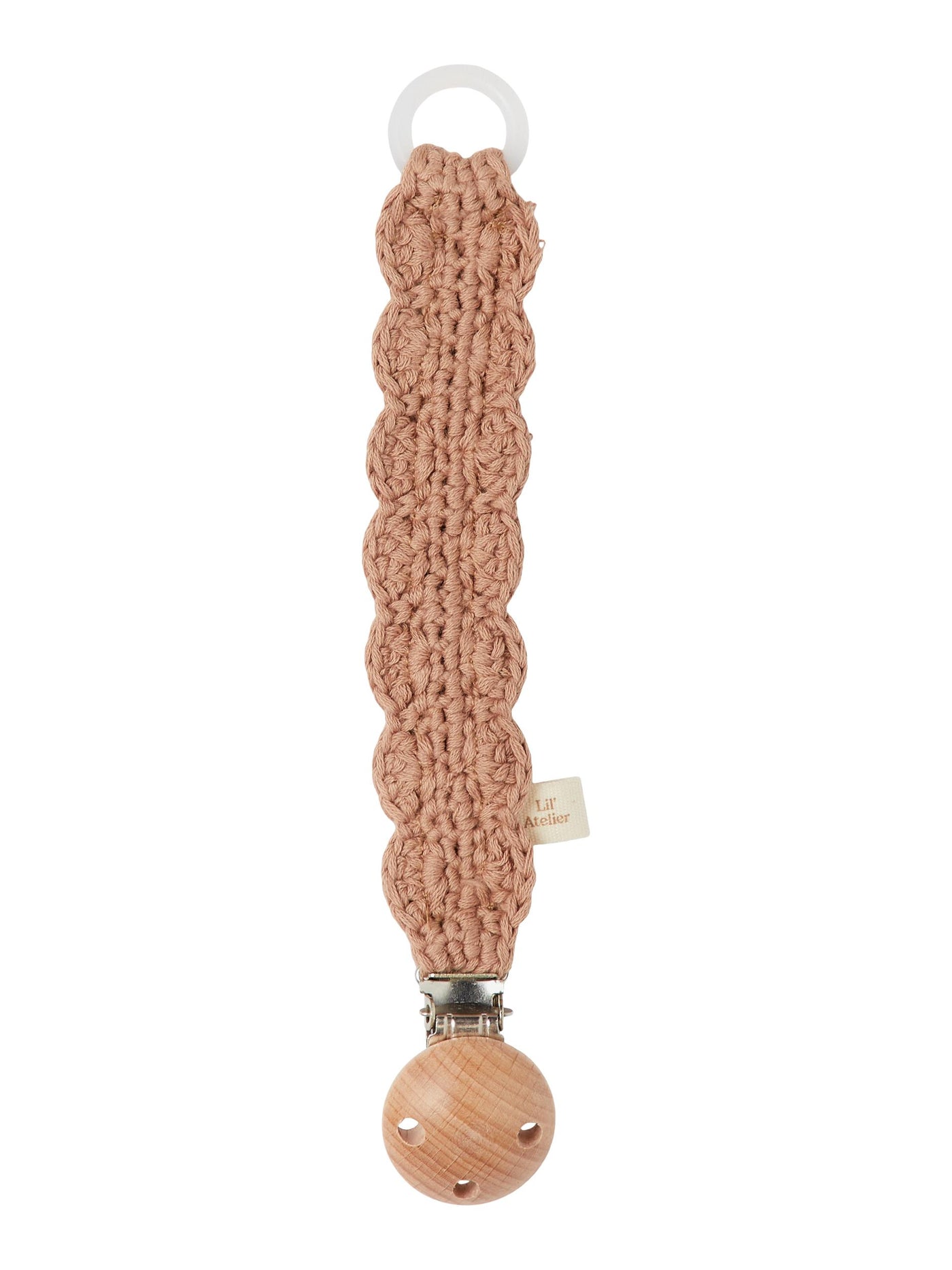 Lil Atelier - Schnullerkette 'NBNLIMO CROCHET PACIFIER STRING LIL - Almondine'