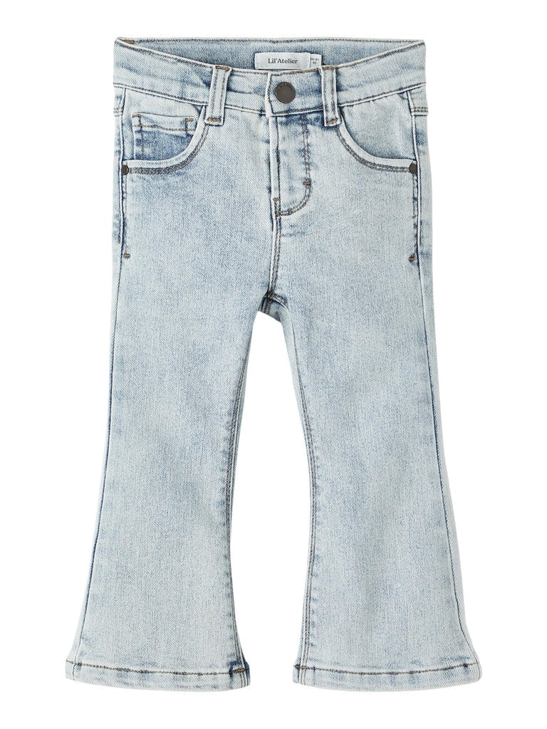 Lil Atelier - Schlaghose Jeans 'NMFSALLI HW SLIM BOOT JEANS - Light blue denim '