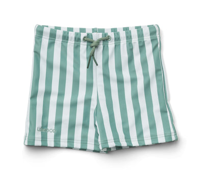 Liewood - Badehose 'Otto swim pants - Stripe: Peppermint/white'