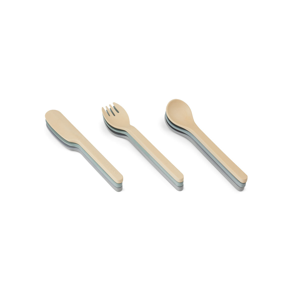 Liewood - Besteck 'Ryan cutlery set 9-pack - Peppermint multi mix'