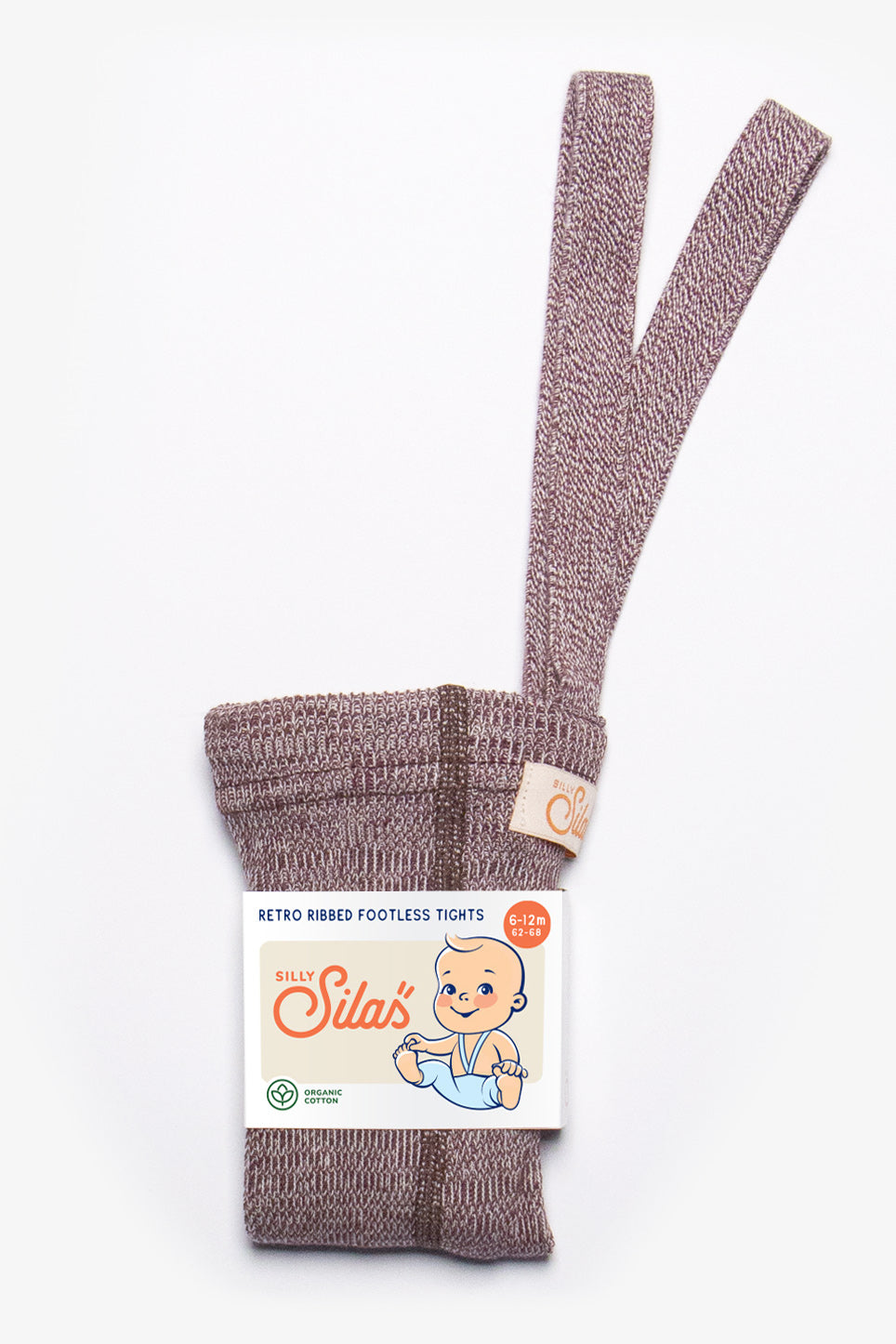 Silly Silas - Tights ohne Fuß 'Footless Cotton Tights, Vanilla Fig'