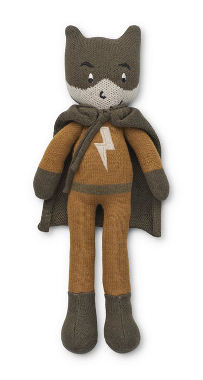 Liewood - Puppe 'Harris superhero doll - Superhero/golden caramel multi mix'
