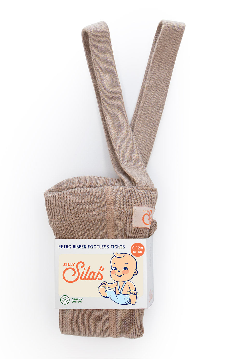 Silly Silas - Tights ohne Fuß 'Footless Cotton Tights, Peanut Blend'