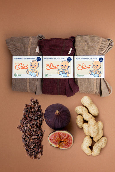 Silly Silas - Tights ohne Fuß 'Footless Cotton Tights, Peanut Blend'