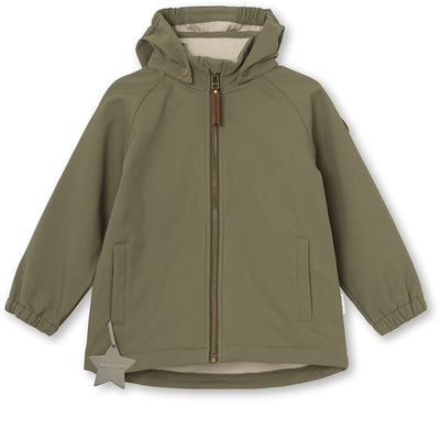 Mini A Ture - Softshell 'Aden spring jacket - Verte'