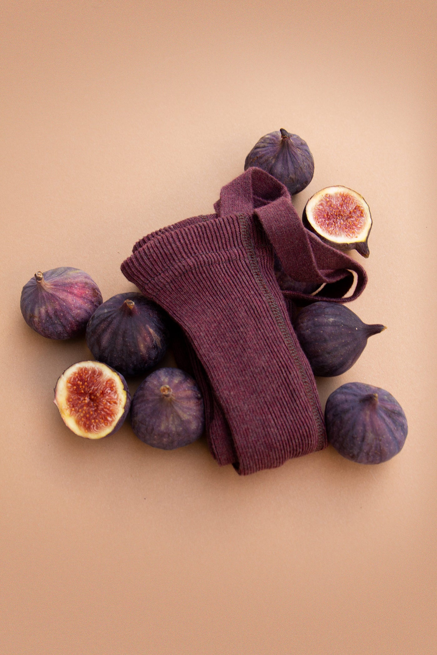 Silly Silas - Tights ohne Fuß 'Footless Cotton Tights, Fig Blend'