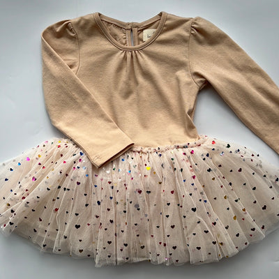 Konges Slojd - Kleid 'Fairy Ballerina Dress - Multi Heart'