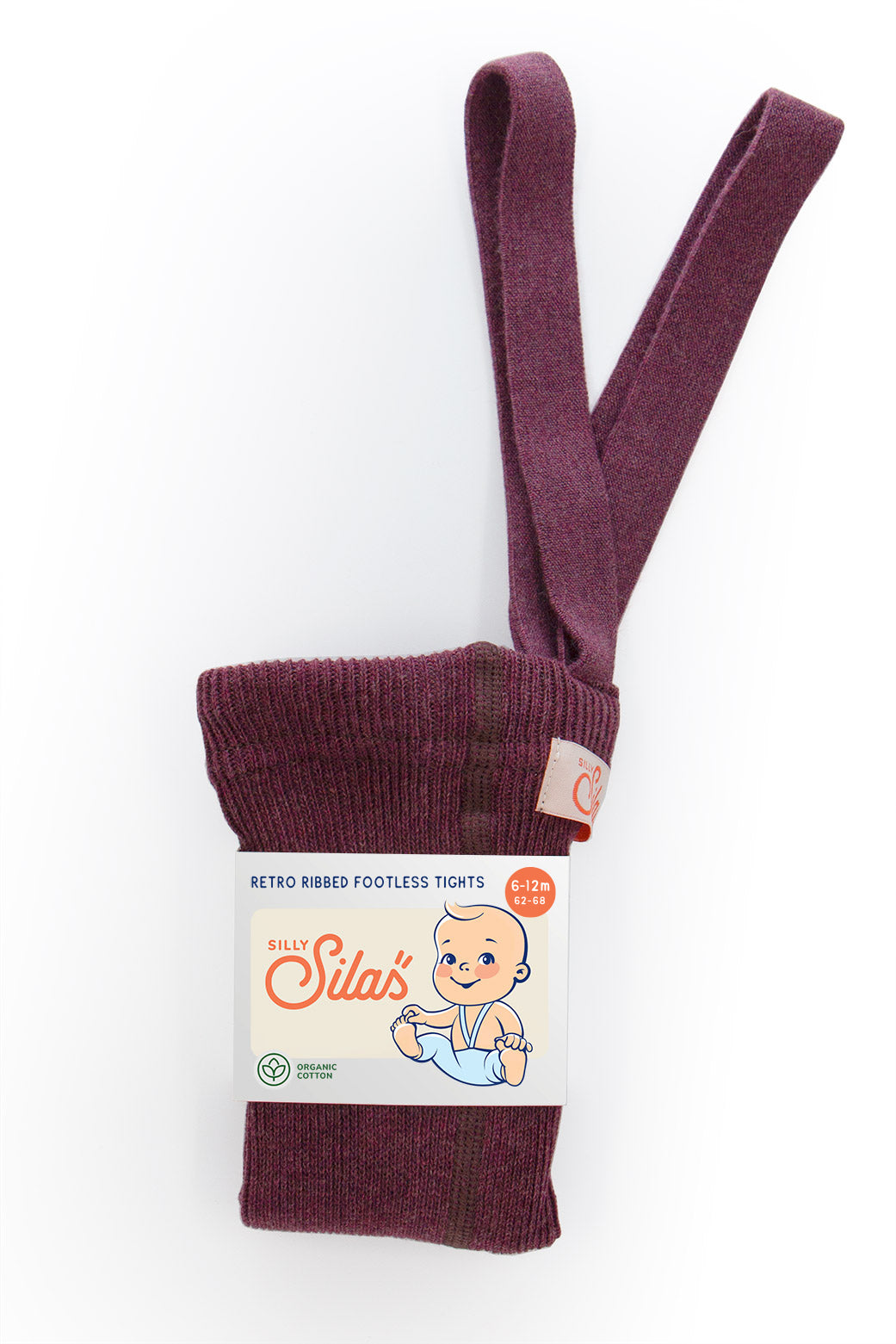 Silly Silas - Tights ohne Fuß 'Footless Cotton Tights, Fig Blend'