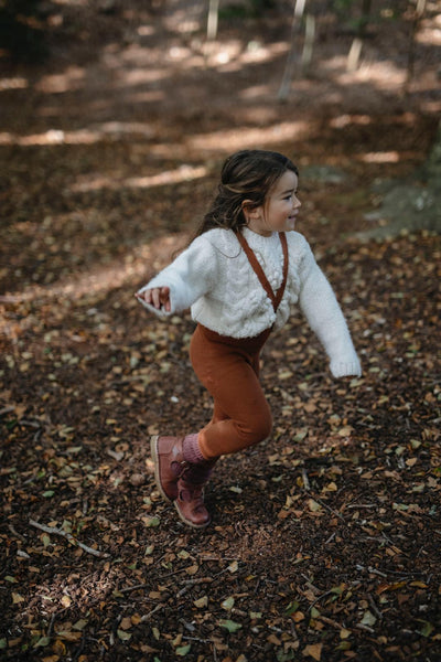Silly Silas - Tights mit Fuß 'FOOTED COTTON TIGHTS - Cinnamon'